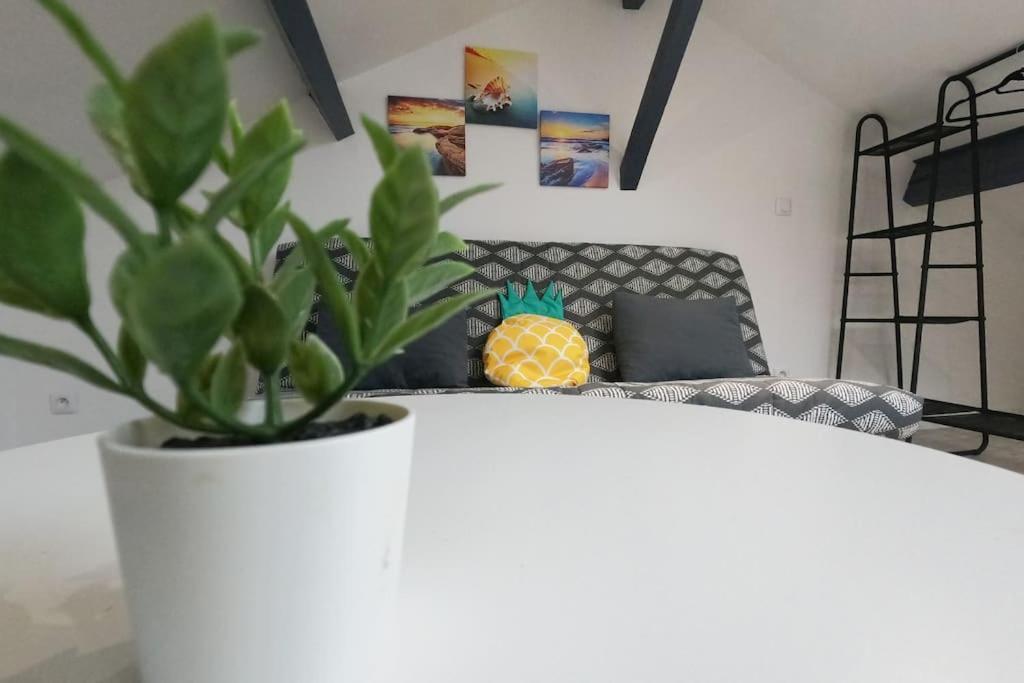 Apartamento Atypique T1 Duplex - Wifi .Parking .Proche .Gare Saint-Quentin  Exterior foto